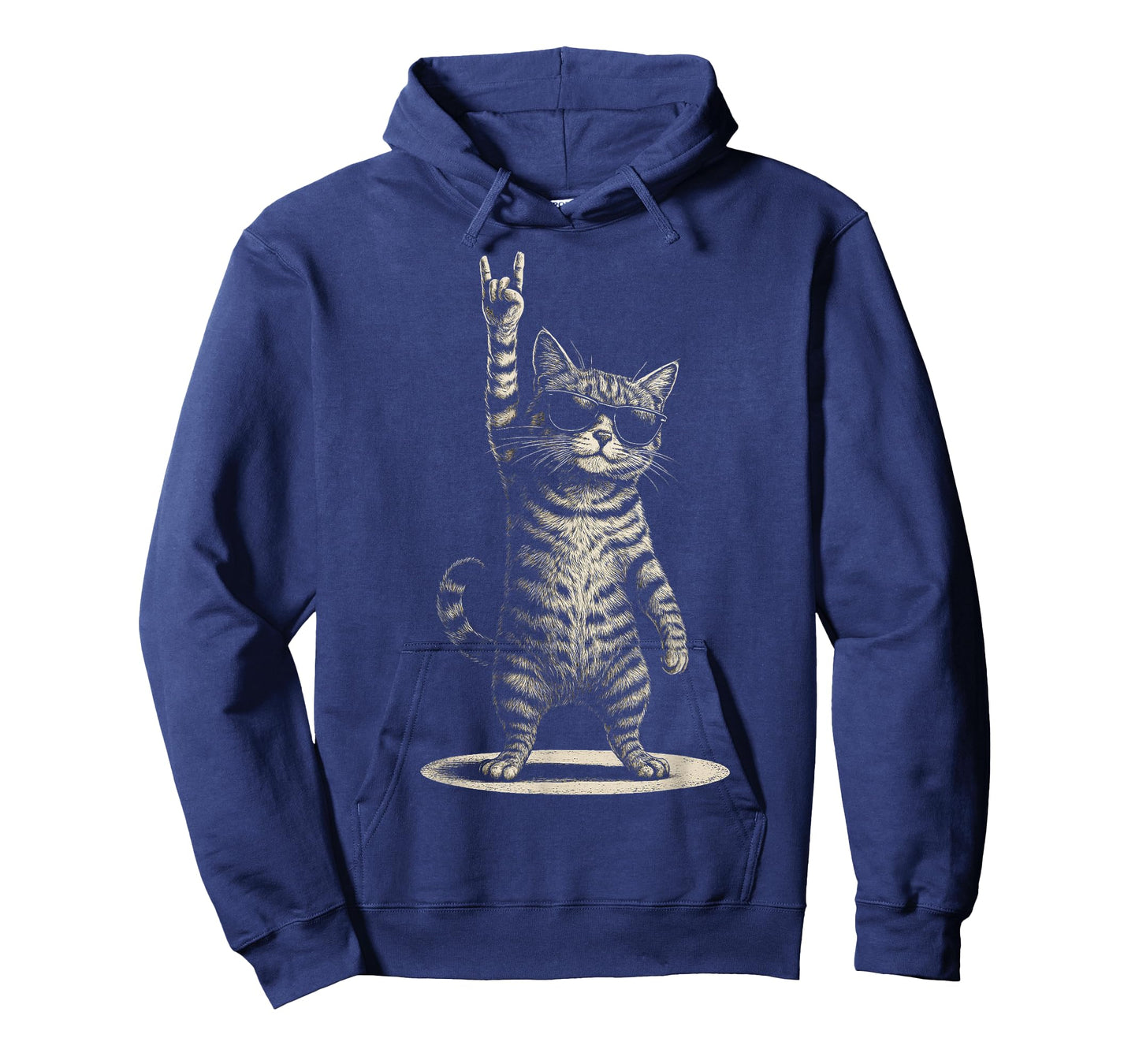 Retro Cat Rock and Roll Kitty Rocking Music Cat Lovers T-Shirt