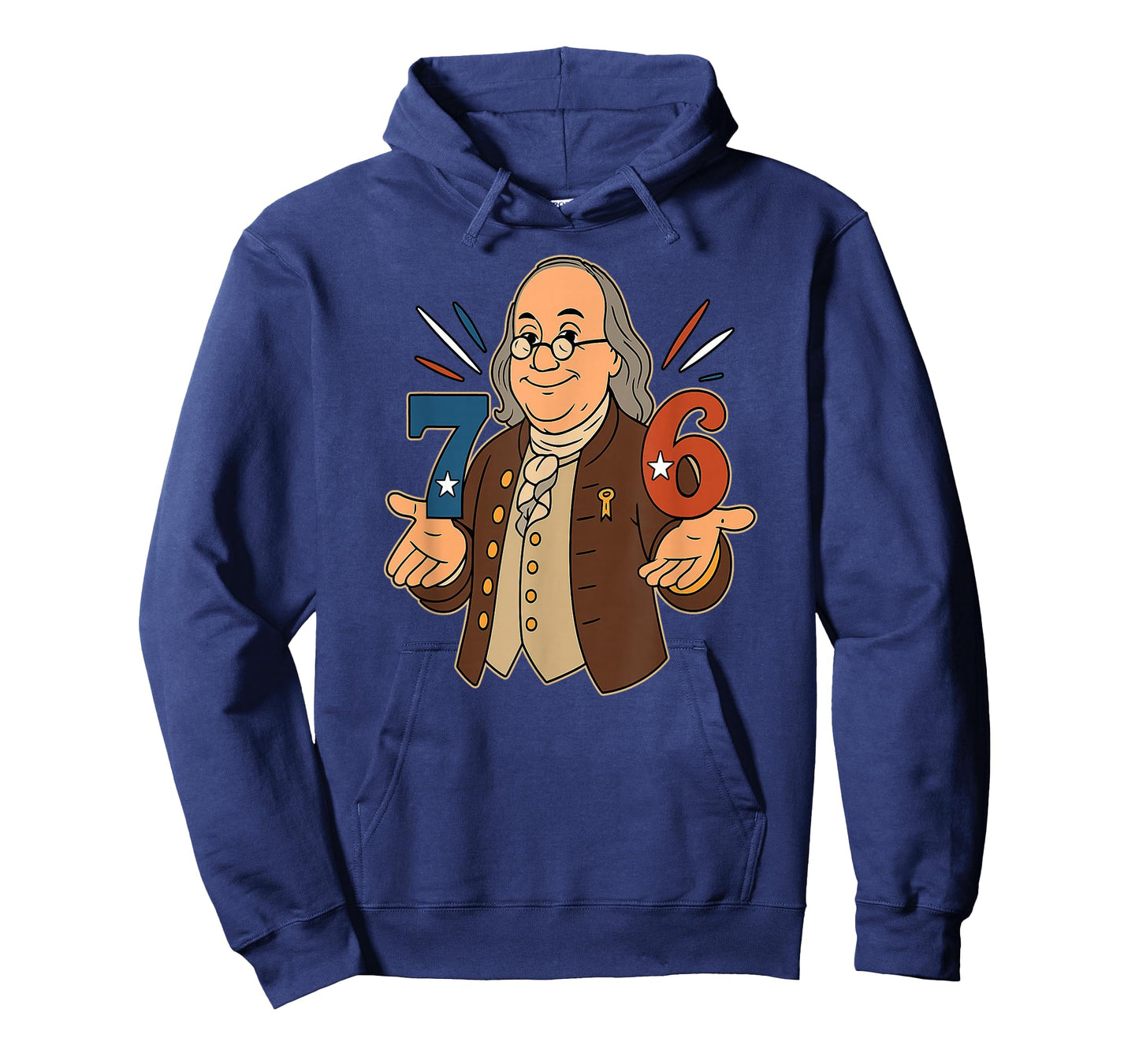 7-6 1776 Funny Benjamin Ben Franklin Meme Six Seven 6-7 T-Shirt