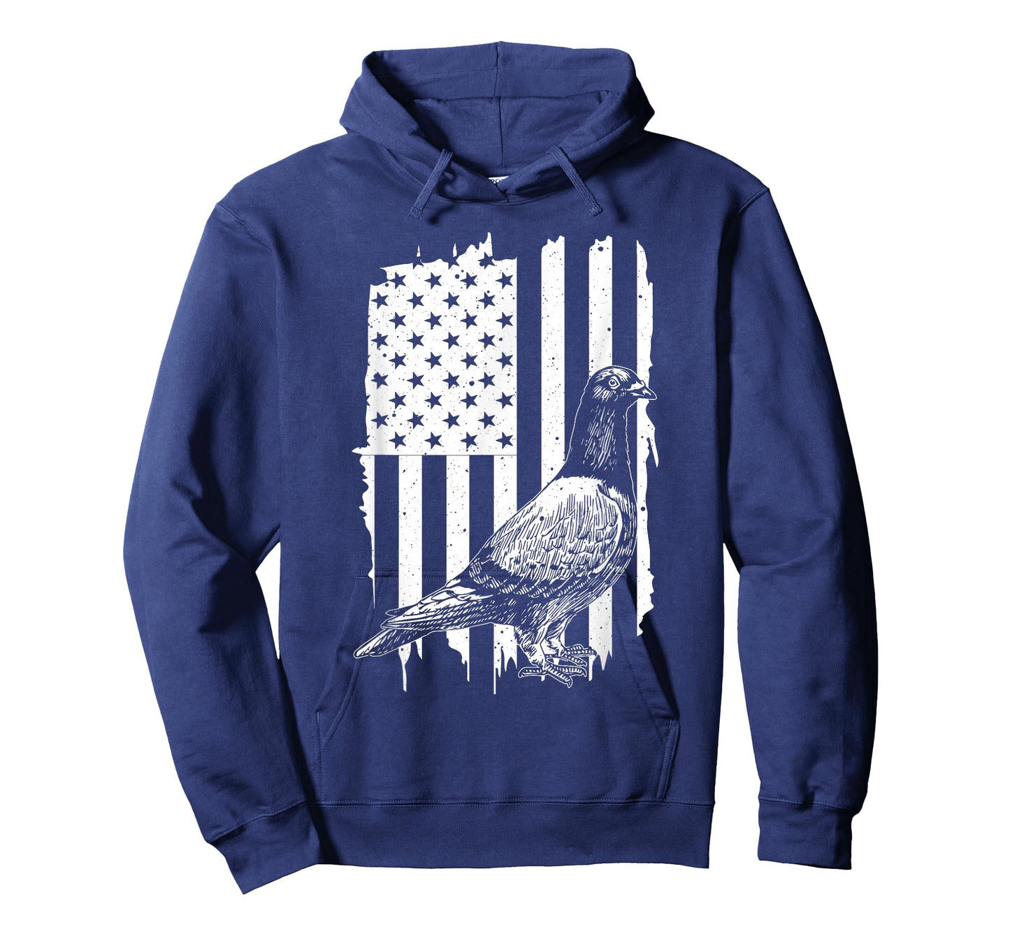 Cool Pigeon Design Men Women Patriotic US Flag Pigeon Lovers T-Shirt