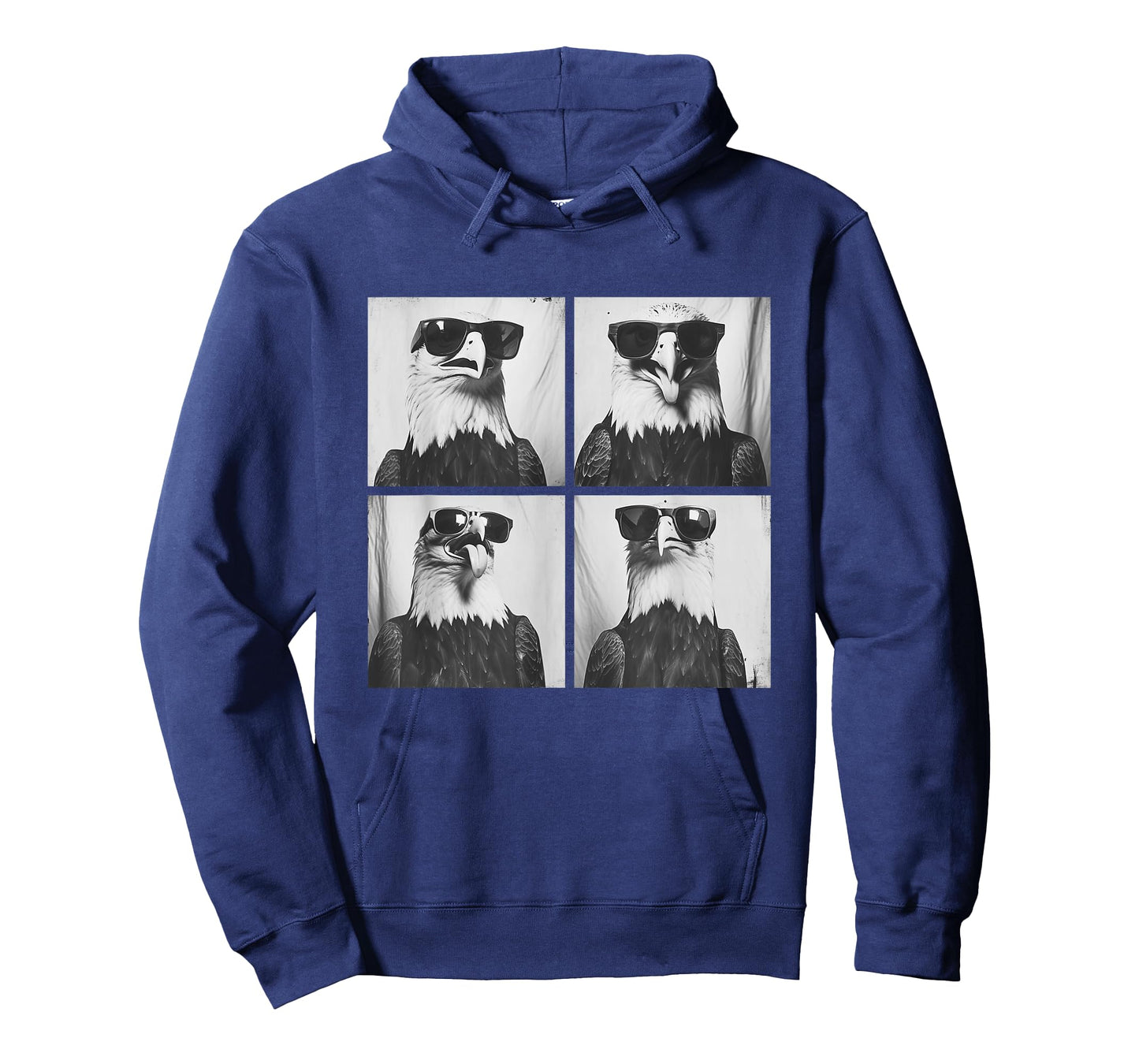 Funny Bald Eagle with Sunglasses Birds Humour Meme T-Shirt