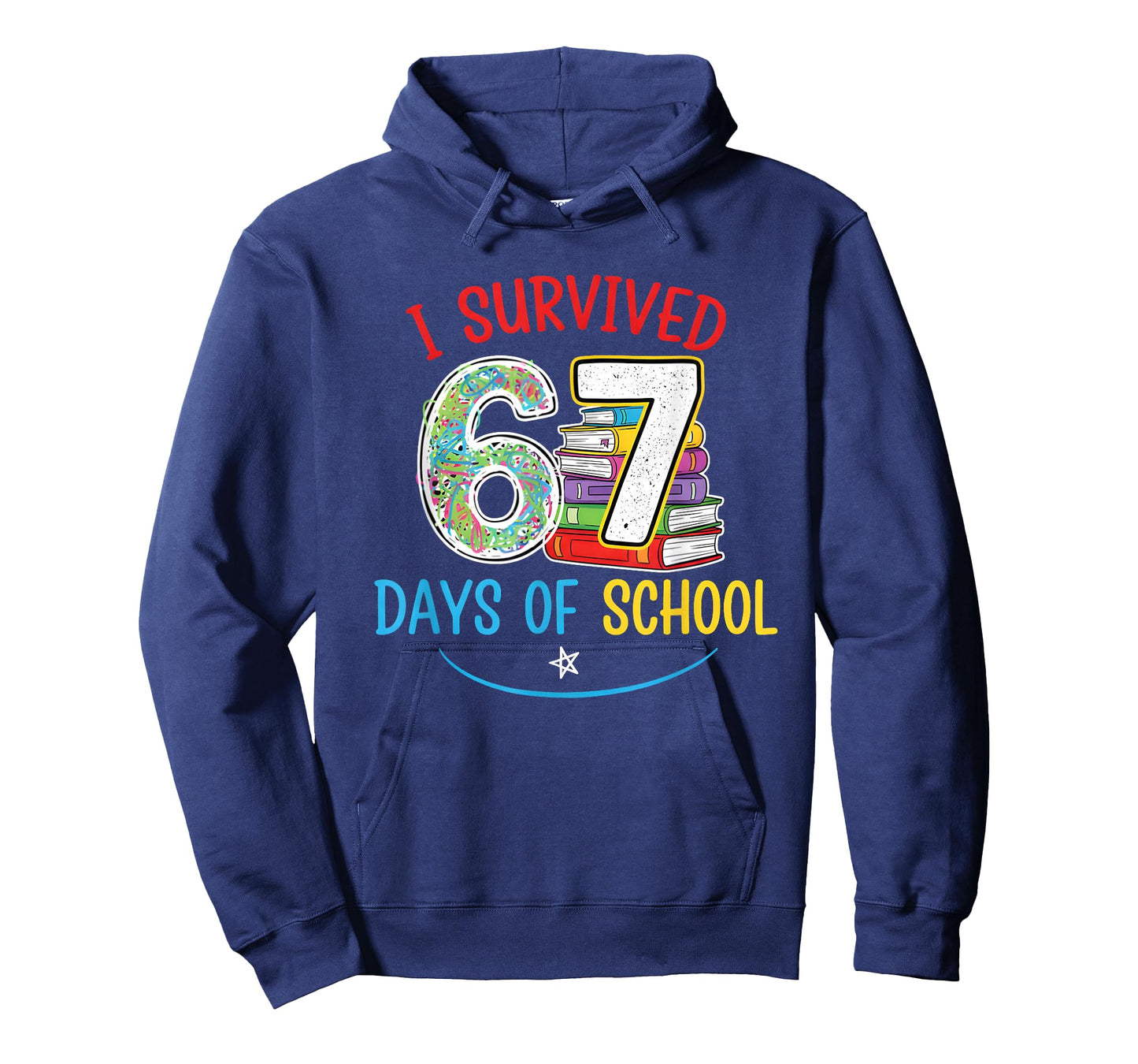 I Survived 67 Days of School Teachers Students Six Seven T-Shirt