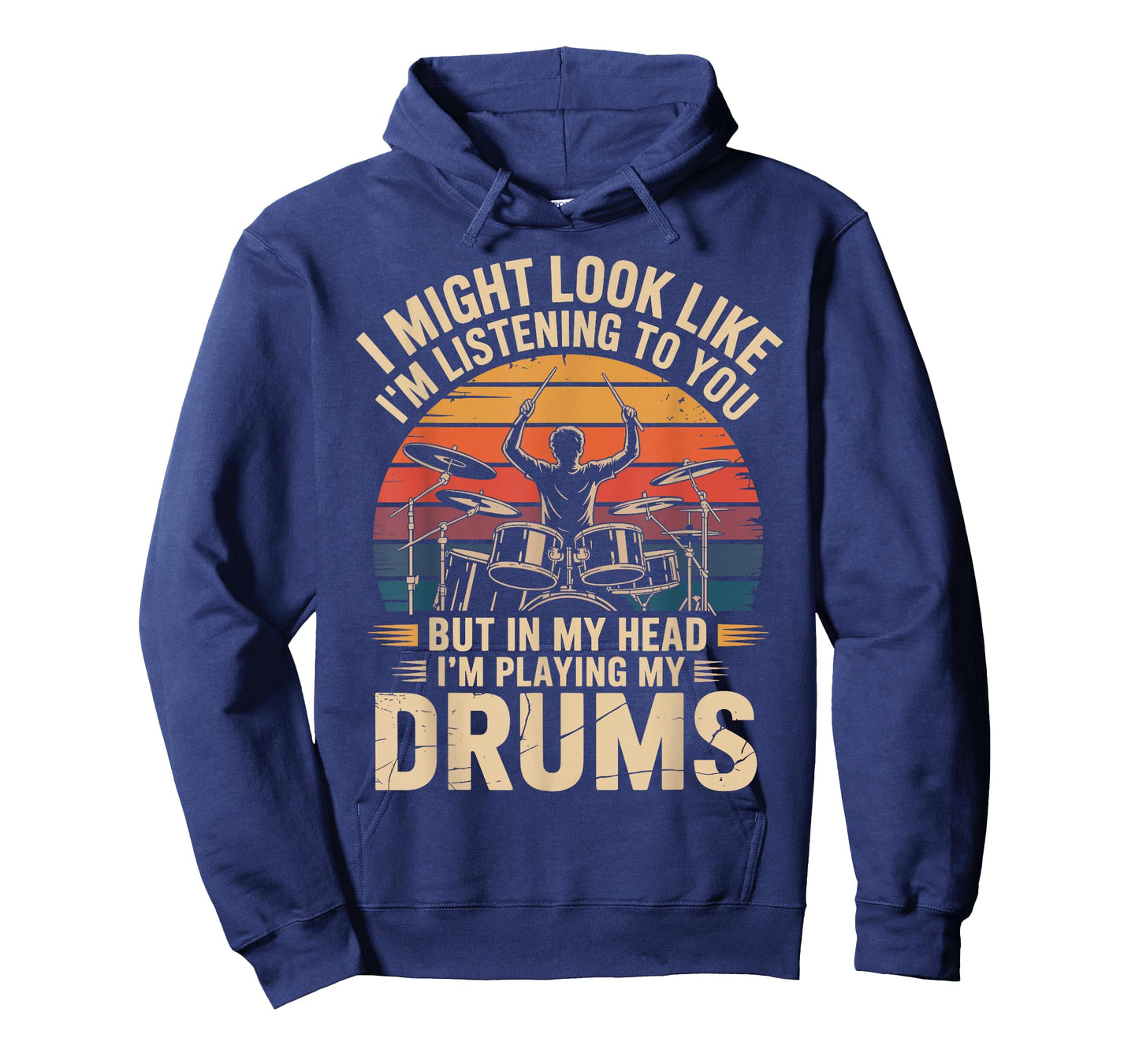 I Might Look Like I'm Listening to You But in My Head Drum T-Shirt