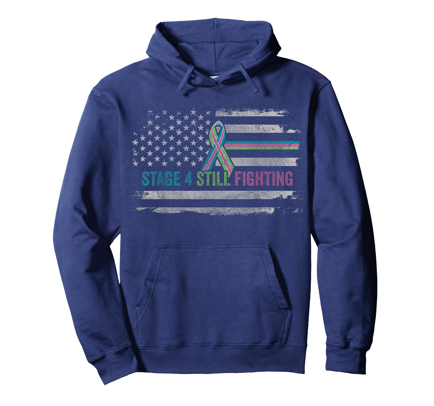 USA Flag Metastatic Breast Cancer Shirt STAGE 4 IS FIGHTING T-Shirt for Women Kids Men