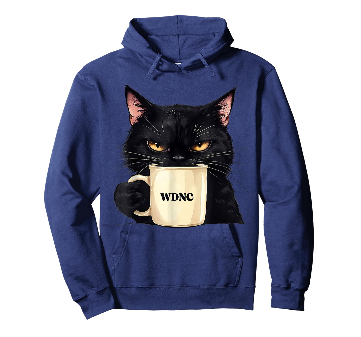 Funny We Do Not Care WDNC Club Black Cat Cool Women Men T-Shirt