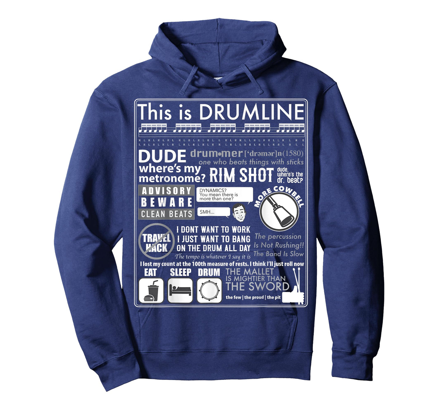 This Is Drumline - Funny Drum Line Sayings & Memes T-Shirt