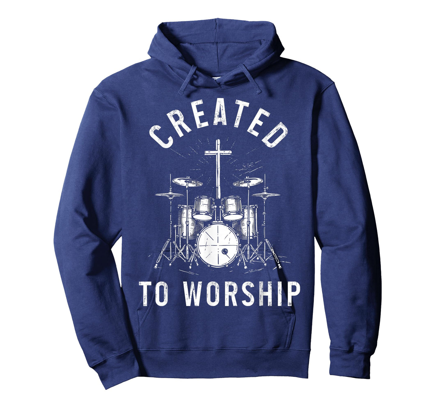 Christian Drummer Created To Worship Faith Cross Jesus T-Shirt