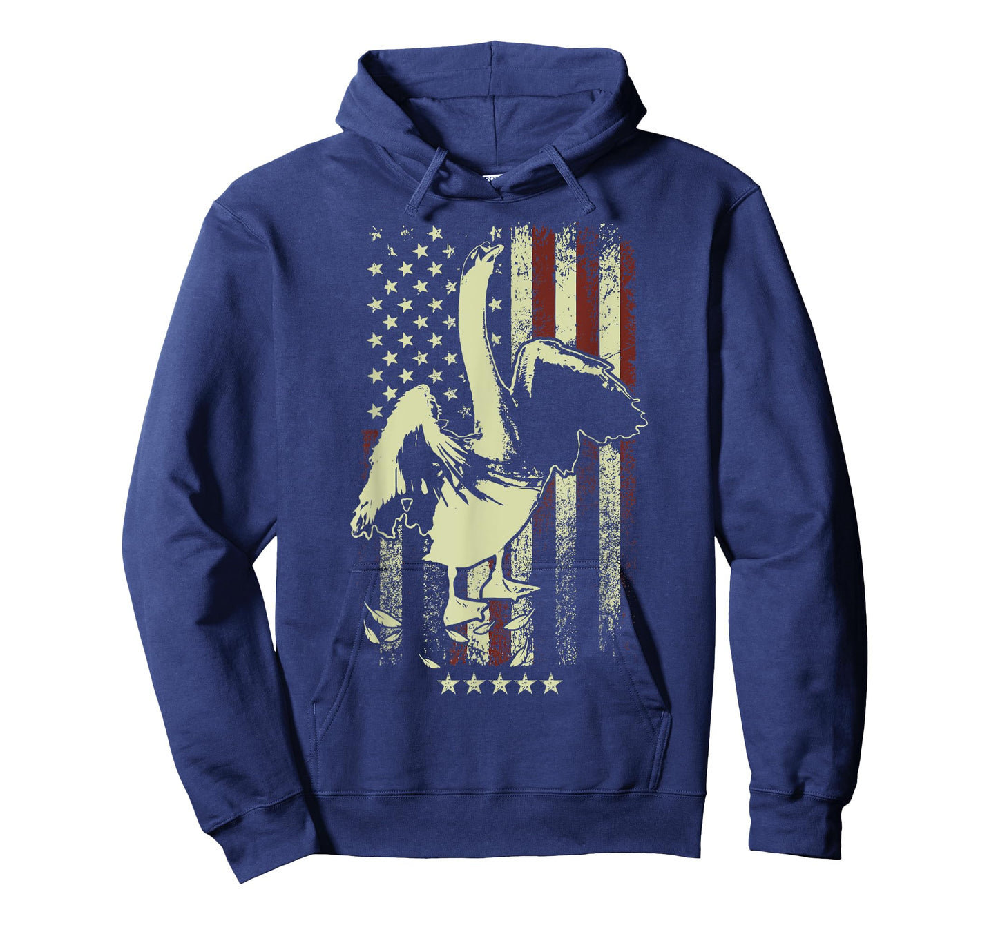 USA American Flag Hunters - Hunting Mute Swan Bird T-Shirt