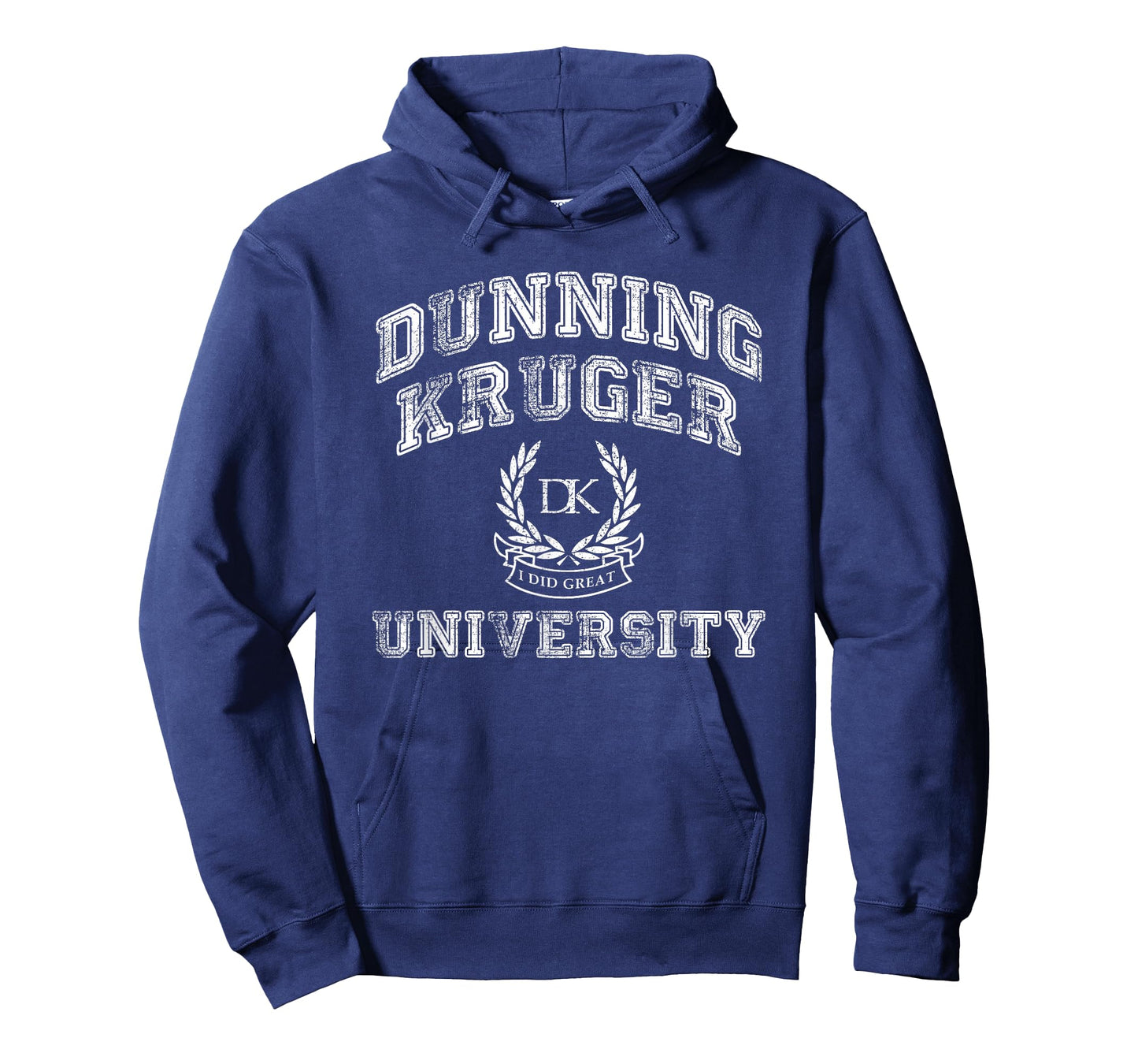 Dunning Kruger University Vintage Style Heathered Shirt T-Shirt