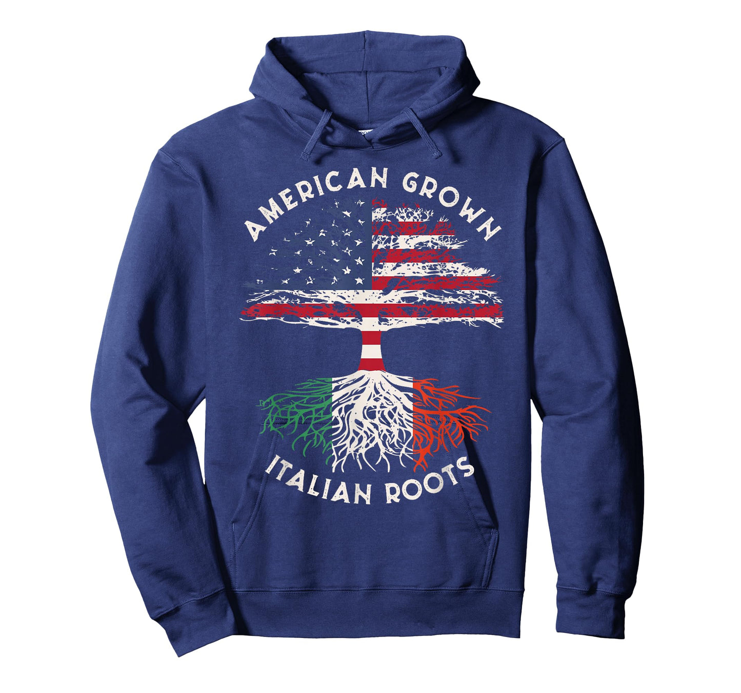 American Grown Italian Roots Family Tree Italy Flag Italian T-Shirt