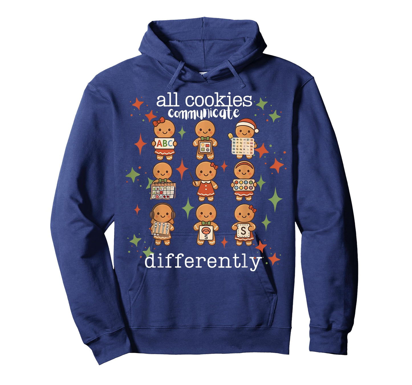 All Cookies Communicate Differently Xmas Autism Awareness T-Shirt