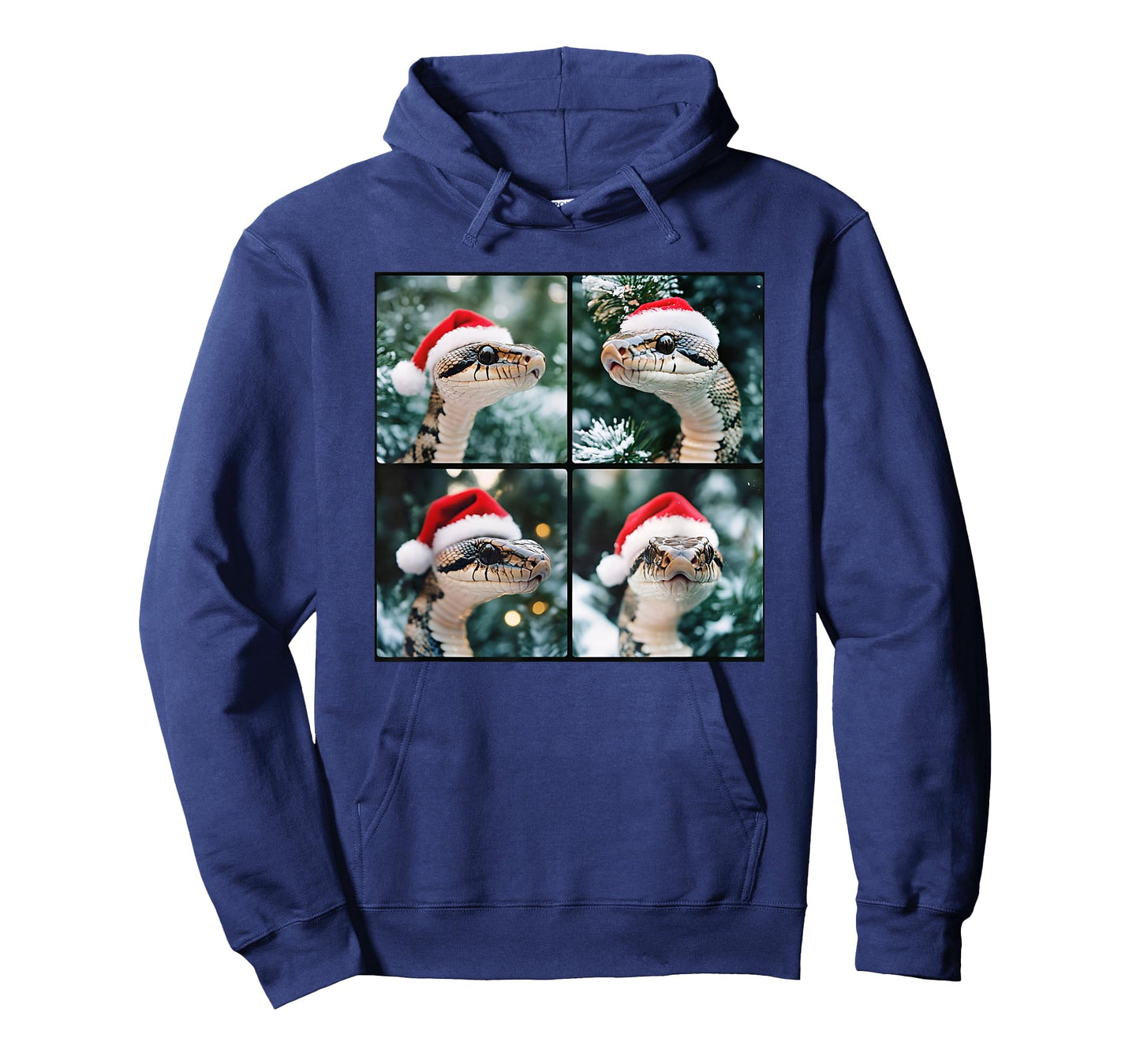 Snake Santa Hat Funny Christmas Snake T-Shirt