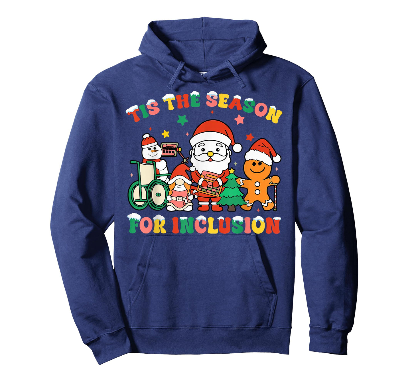 Tis The Season for Inclusion OT PT SLP Therapist Christmas T-Shirt