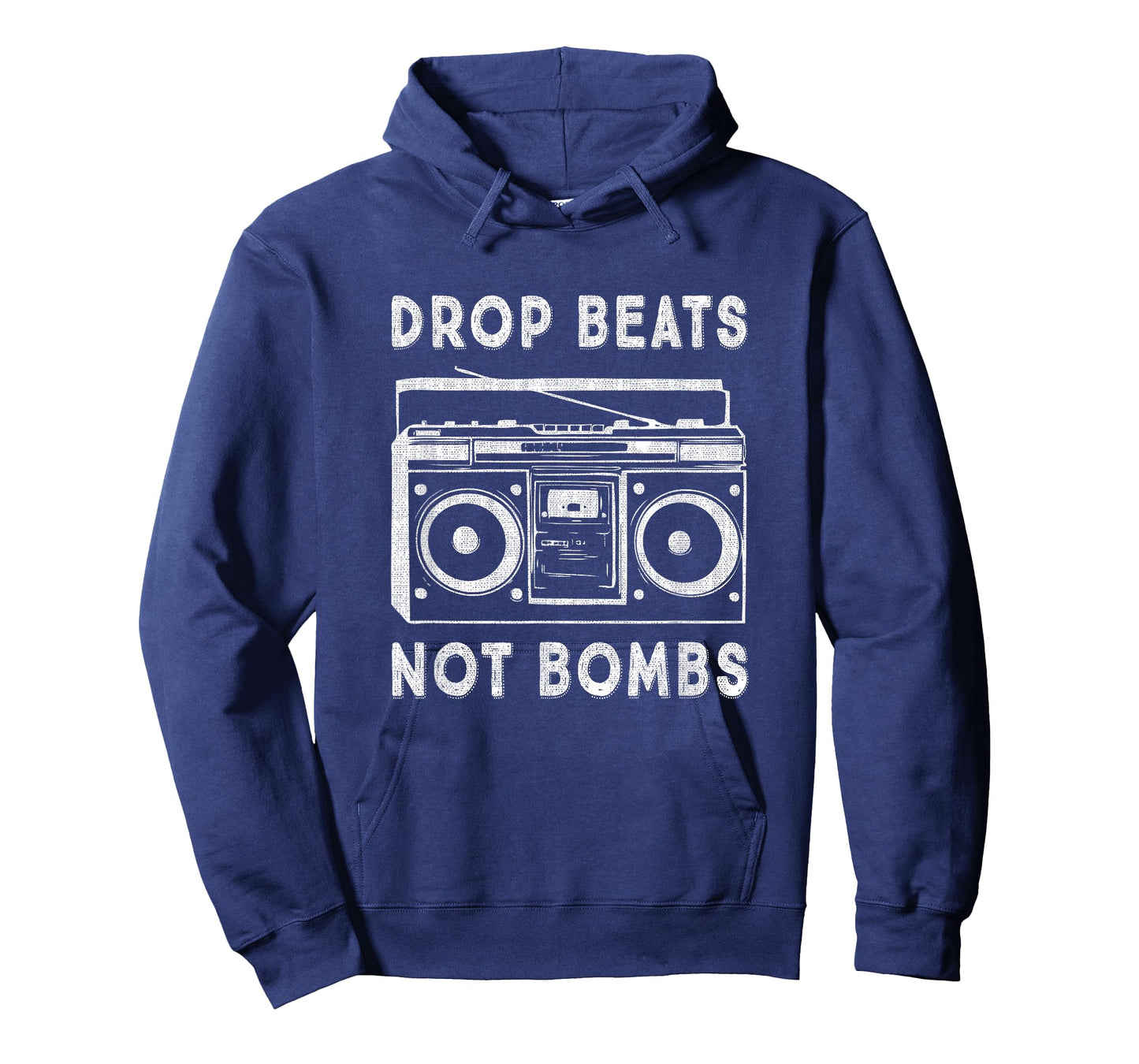 Drop Beats Not Bombs Anti-War Boombox Music Peace T-Shirt