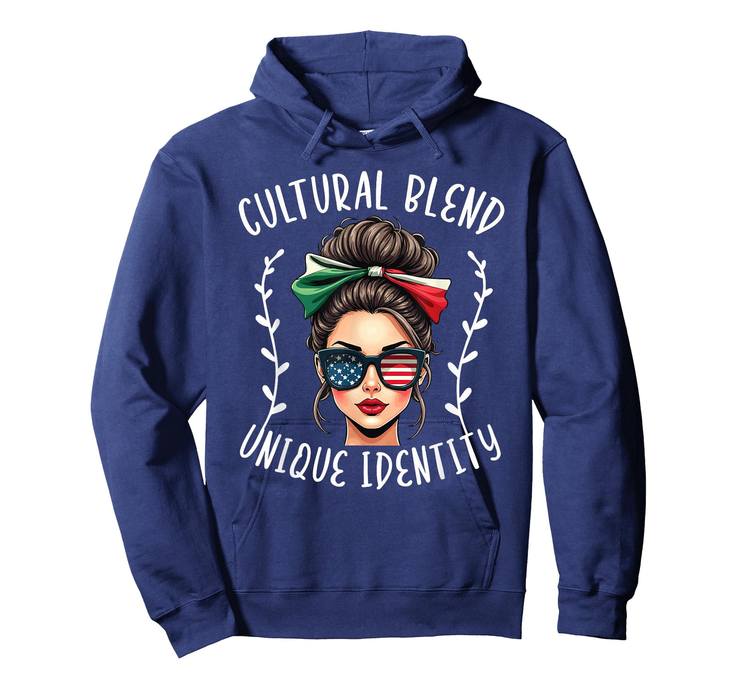 Half Mexican Half American USA Flag Mexican T-Shirt