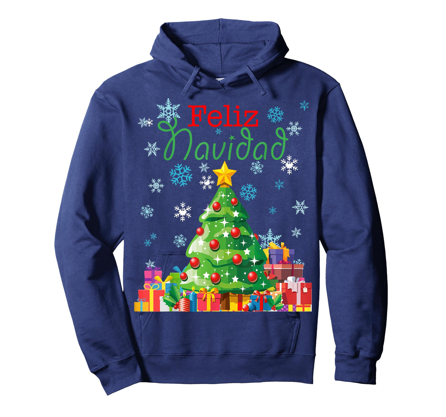 Cute Feliz Navidad Christmas Tree T-Shirt