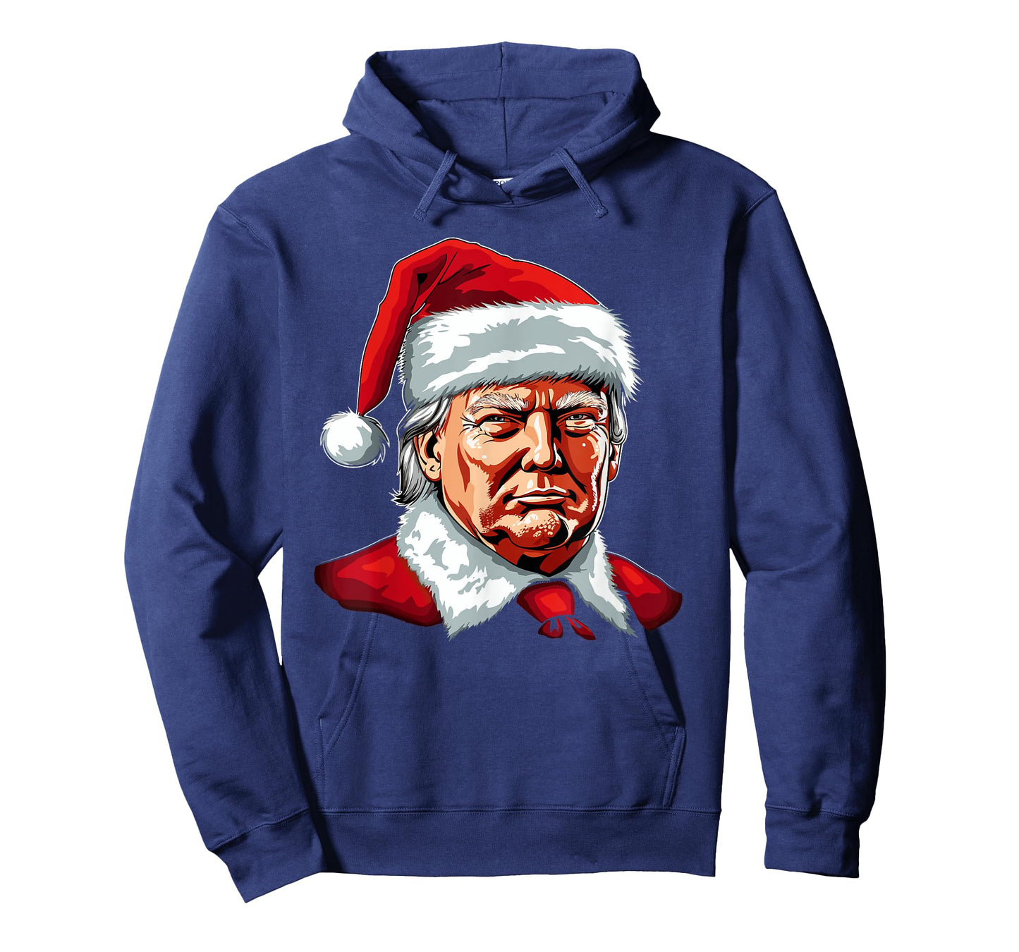 Santa Claus Trump Christmas Art Portrait Graphic Men Women T-Shirt