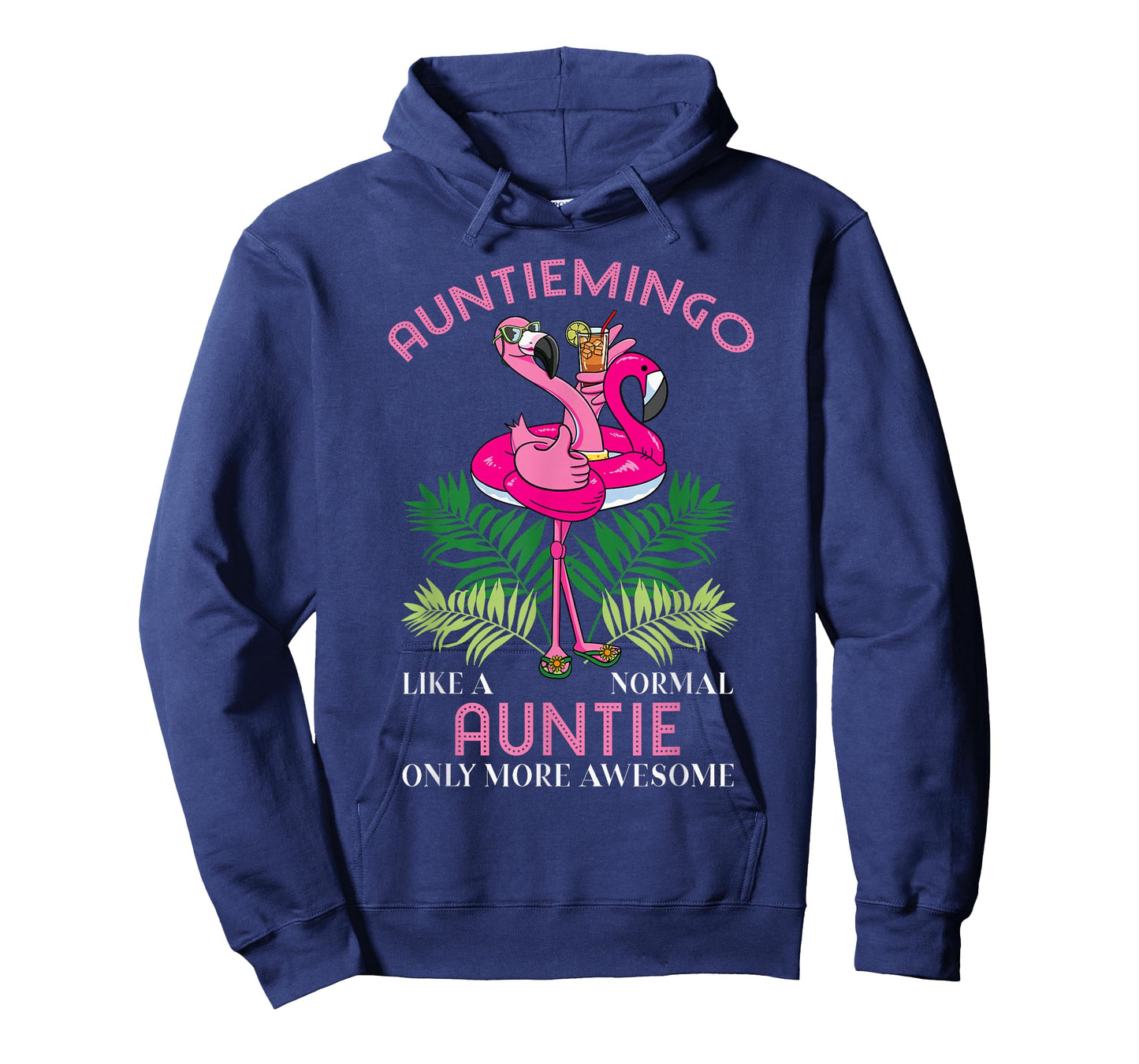 Auntiemingo Auntie Flamingo Lover Aunt Tita Tia Faunty Aunty T-Shirt