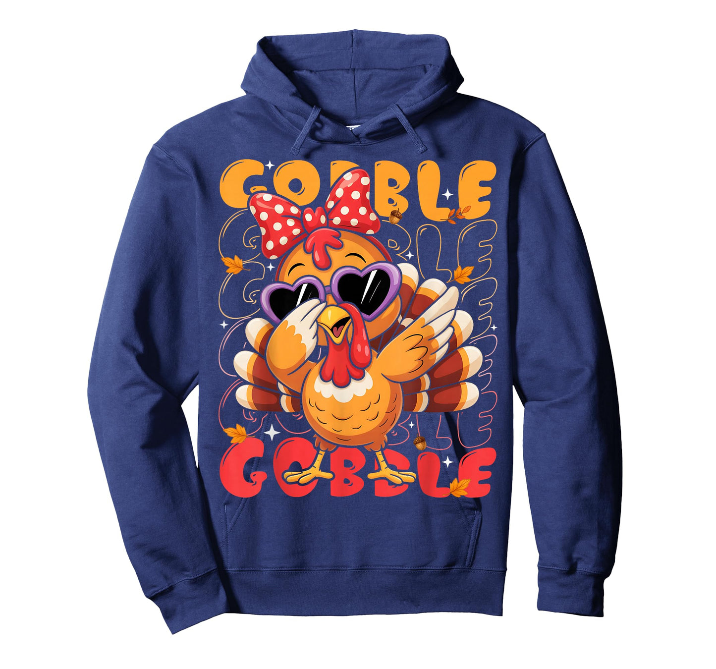 Cute Dabbing Turkey Gobble Thanksgiving Girls Womens Kids T-Shirt