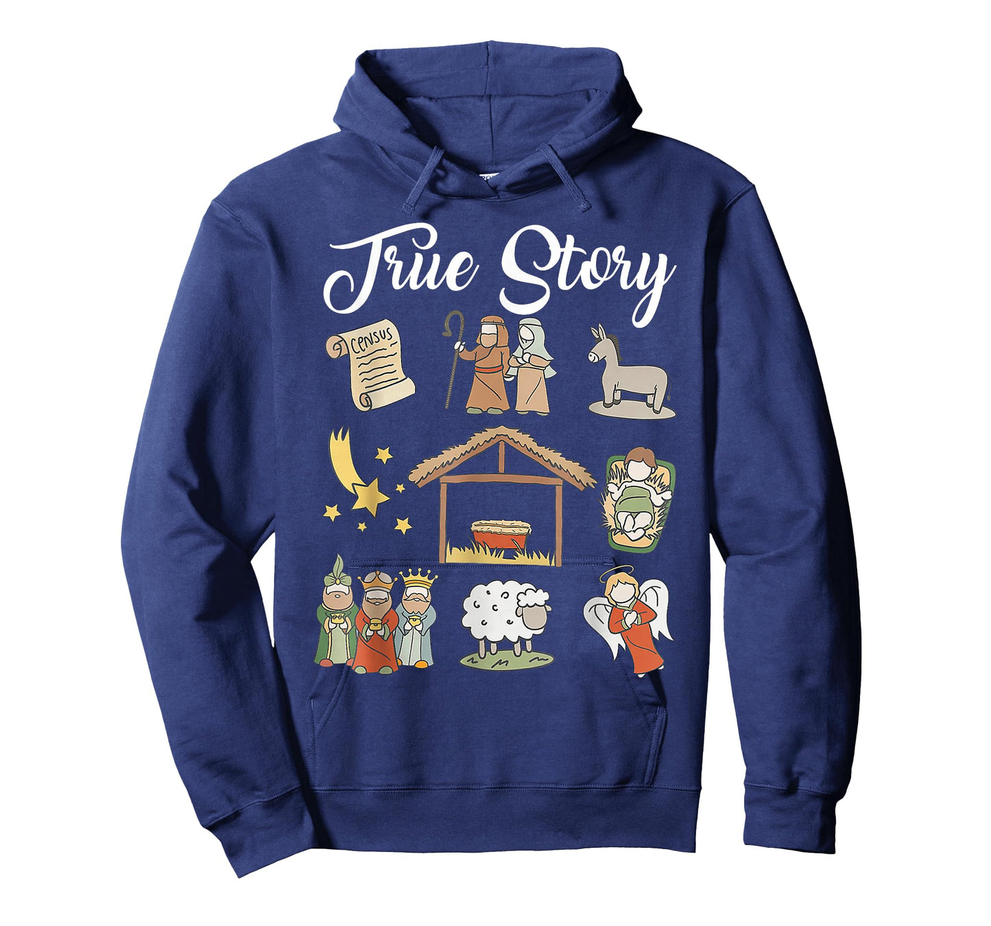 True Story Xmas Christmas Baby Christian Nativity Scene T-Shirt