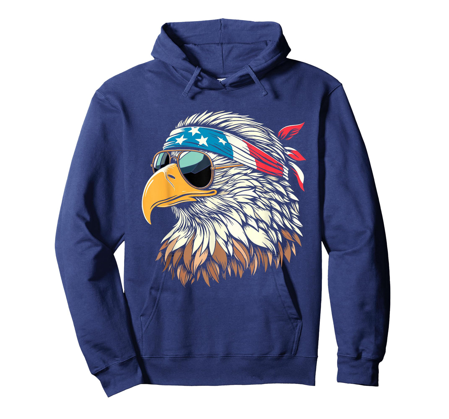 Bald Eagle 4th of July USA American Flag Patriotic Men Women T-Shirt