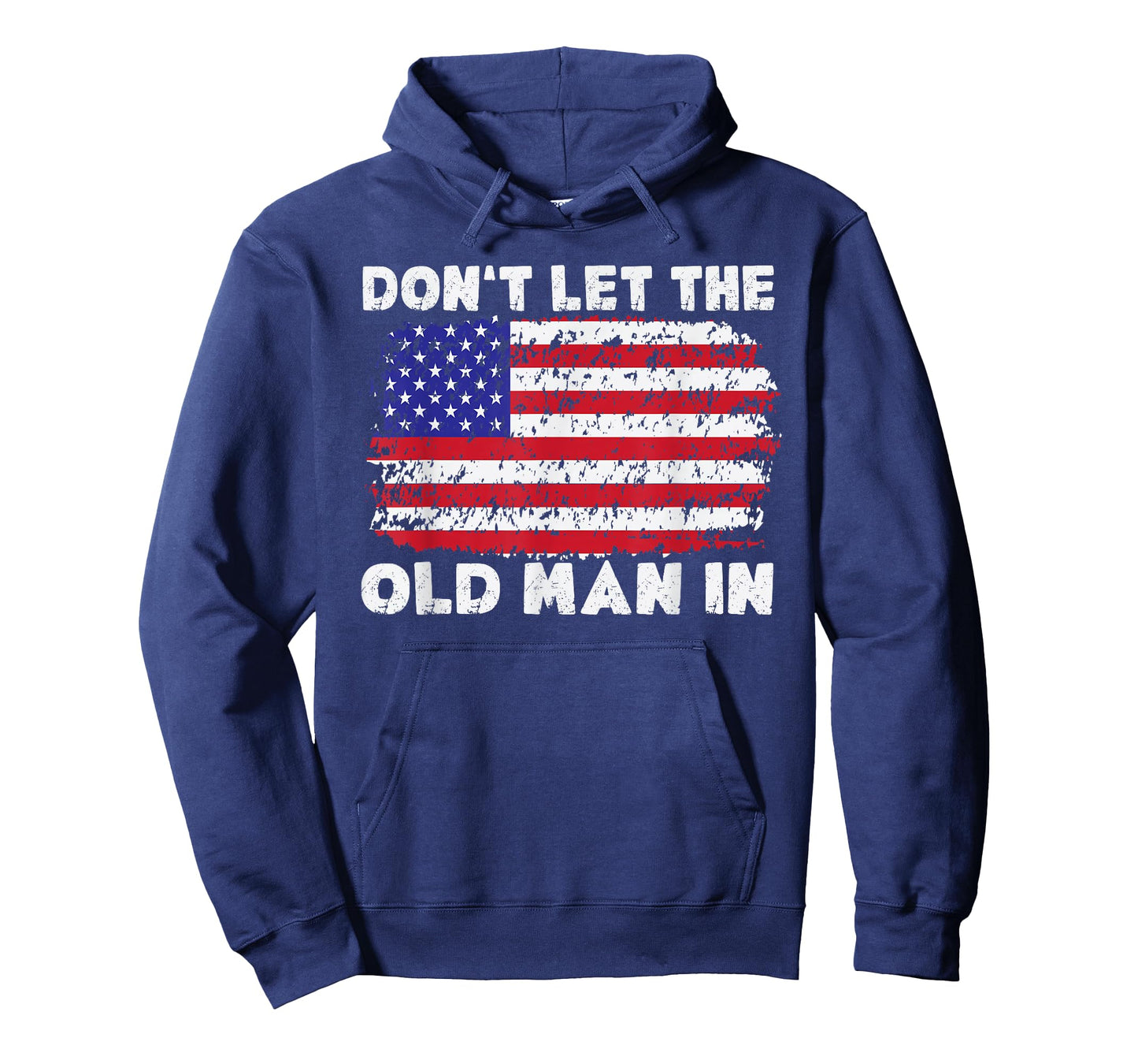Don't let The Old Man in Vintage American Flag T-Shirt