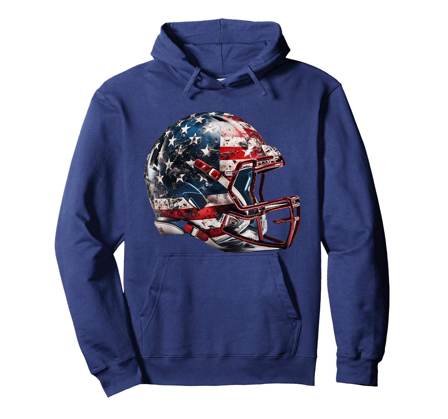 American Football Helmet Us Flag T-Shirt