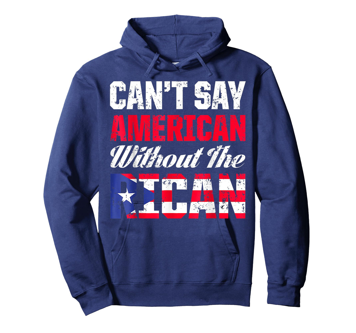 Can't Say American Without The Rican Puerto Rico Flag T-Shirt