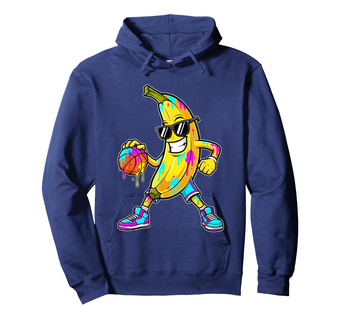 Banana Funny Basketball Drip Kids Youth Boys Girls T-Shirt