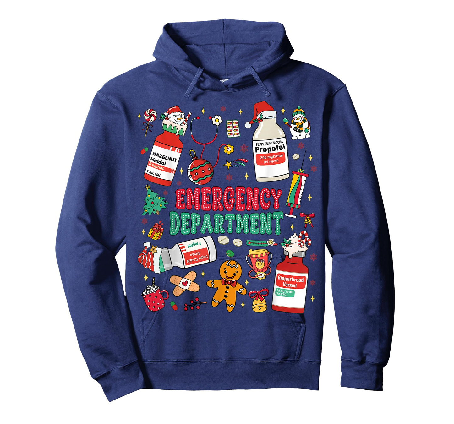 Christmas Emergency Room ER RN Nurse Department Healthcare T-Shirt