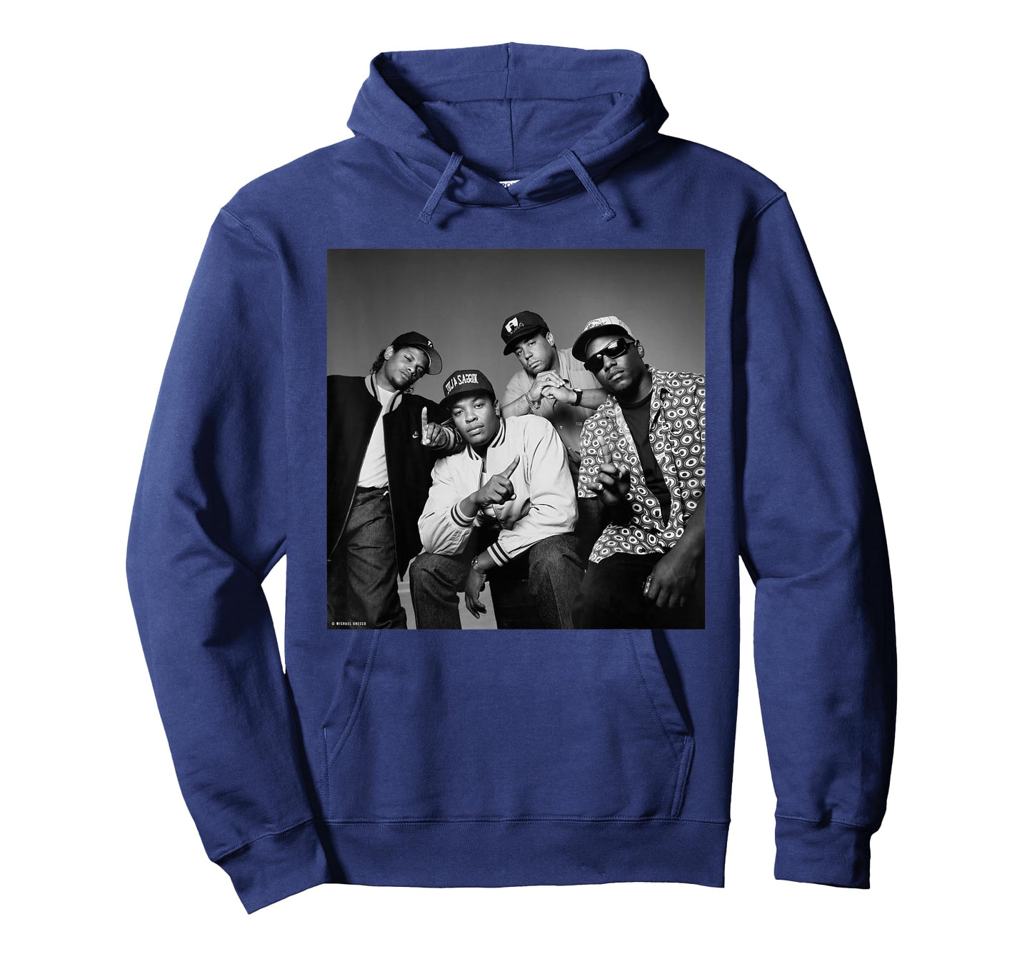 NWA Easy-E Dr Dre DJ Yella MC Ren by Michael Grecco T-Shirt