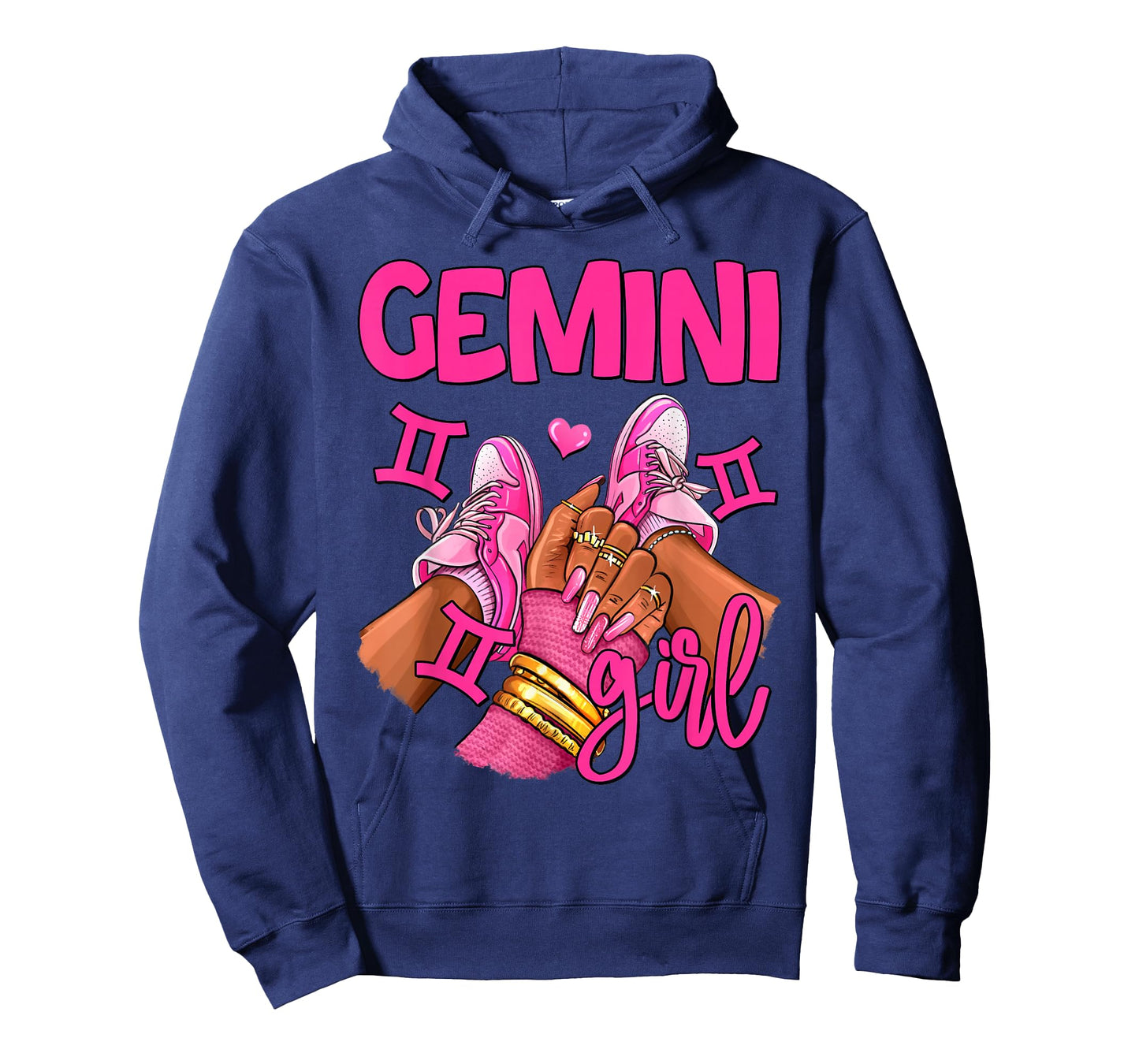 Gemini Girl Birthday Queen Women Sneakers Zodiac Sign T-Shirt