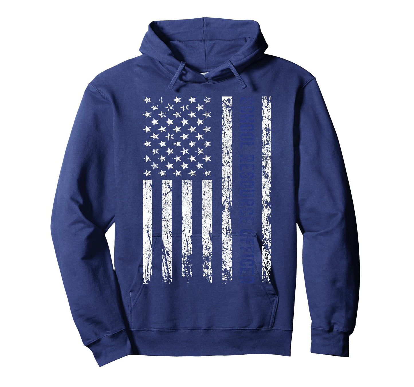 School Resource Officer SRO USA Flag T-Shirt