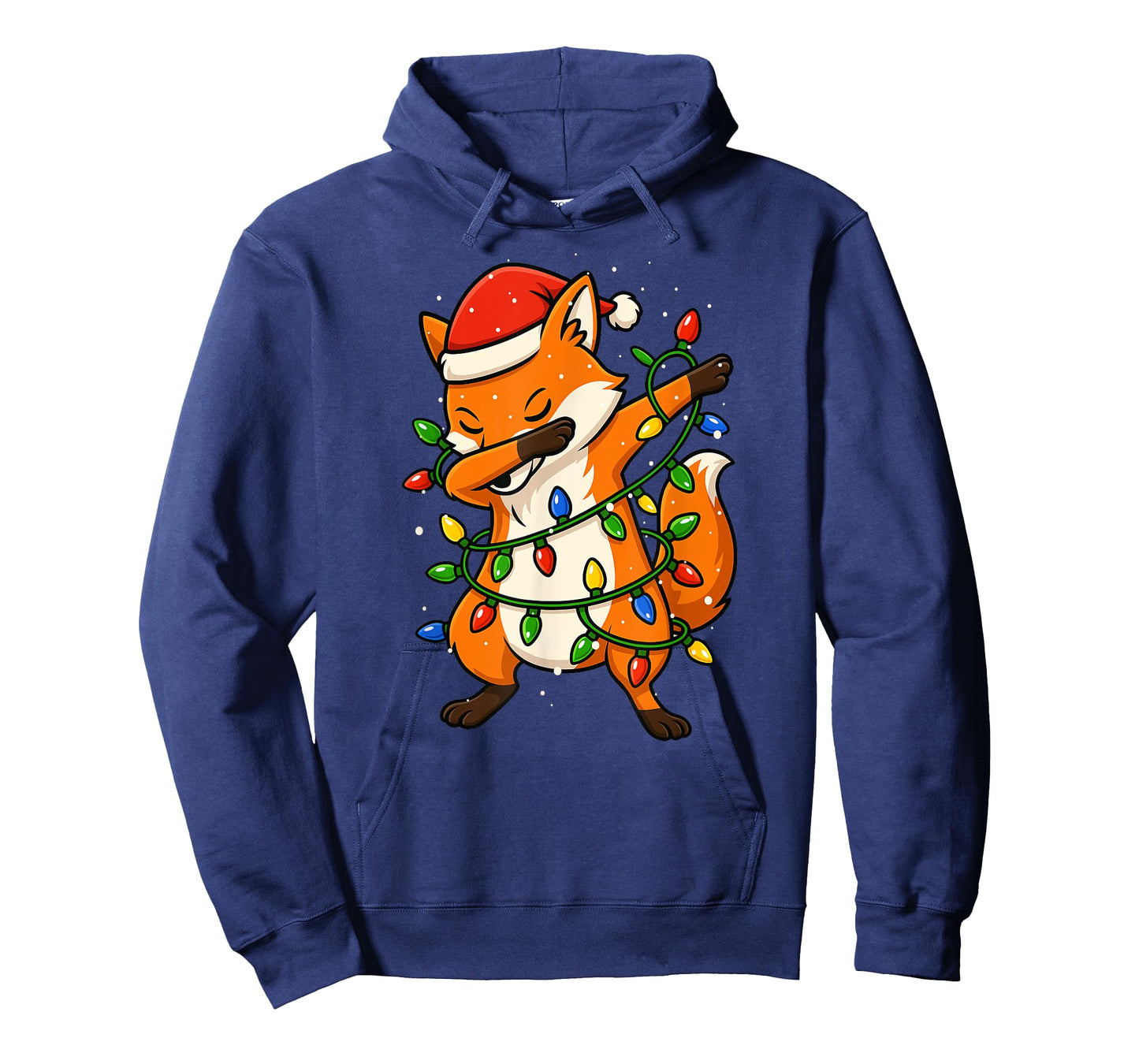 Funny Fox Christmas Dabbing Xmas Holidays Boys Girls Kids T-Shirt