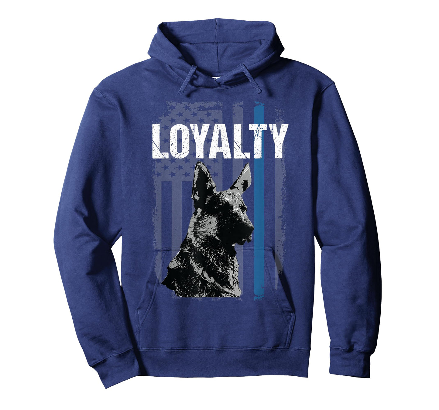 Police K9 Unit Dog Tshirt Loyalty Thin Blue Line Flag Men Women Kids T-Shirt