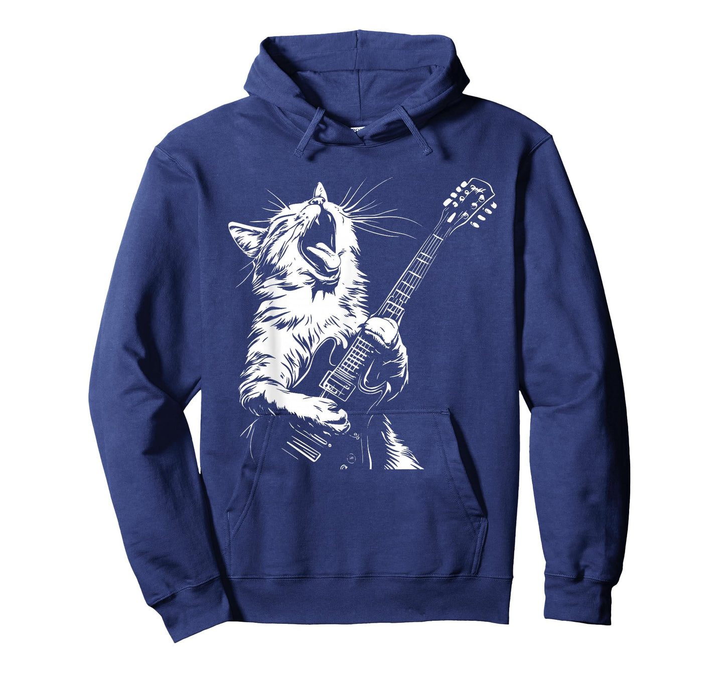 Funny Cat Playing Guitar T-Shirt