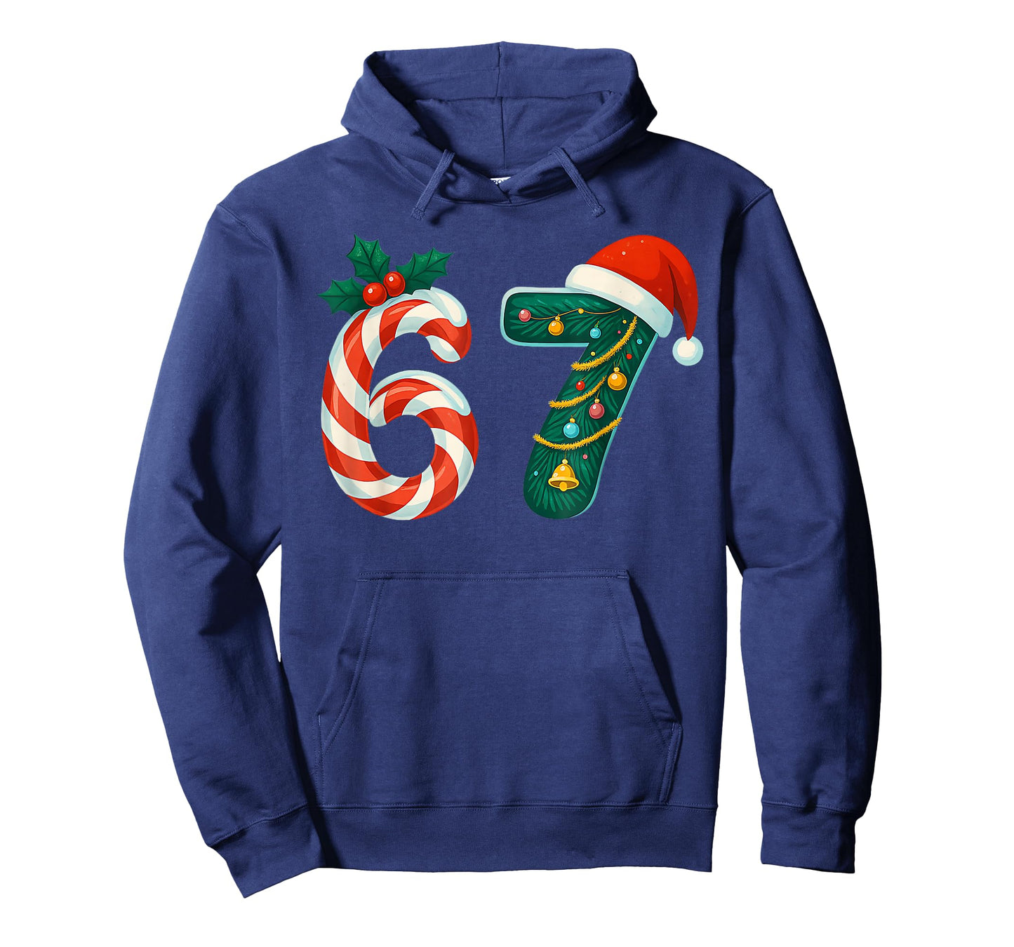 Funny Six Seven 6 7 Meme Christmas Family Xmas Santa 67 T-Shirt