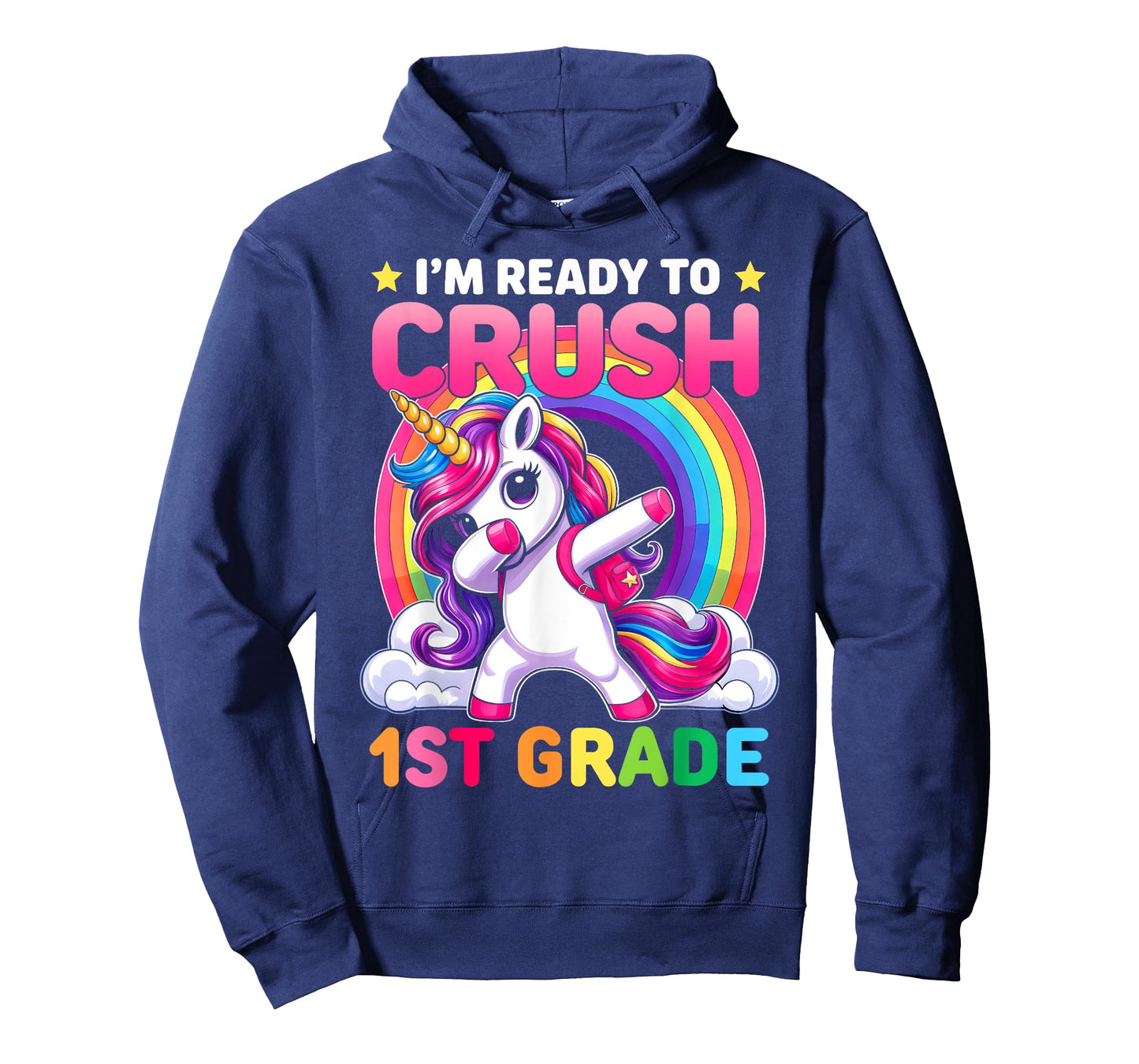 Crush 1st Grade Shirts for Girls Unicorn Back to School T-Shirt