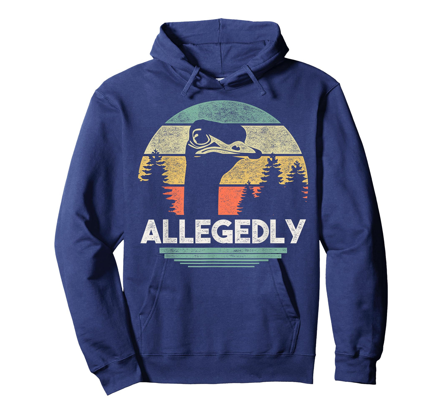 Allegedly Ostrich T Shirt Funny Bird Lover T-Shirt