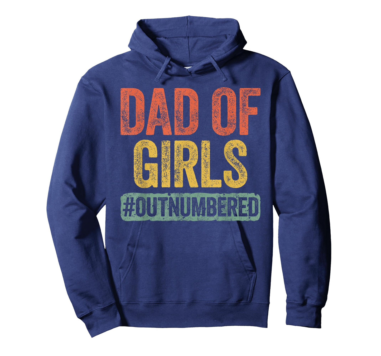 Dad of Girls Outnumbered Shirt Men Daddy Fathers Day T-Shirt