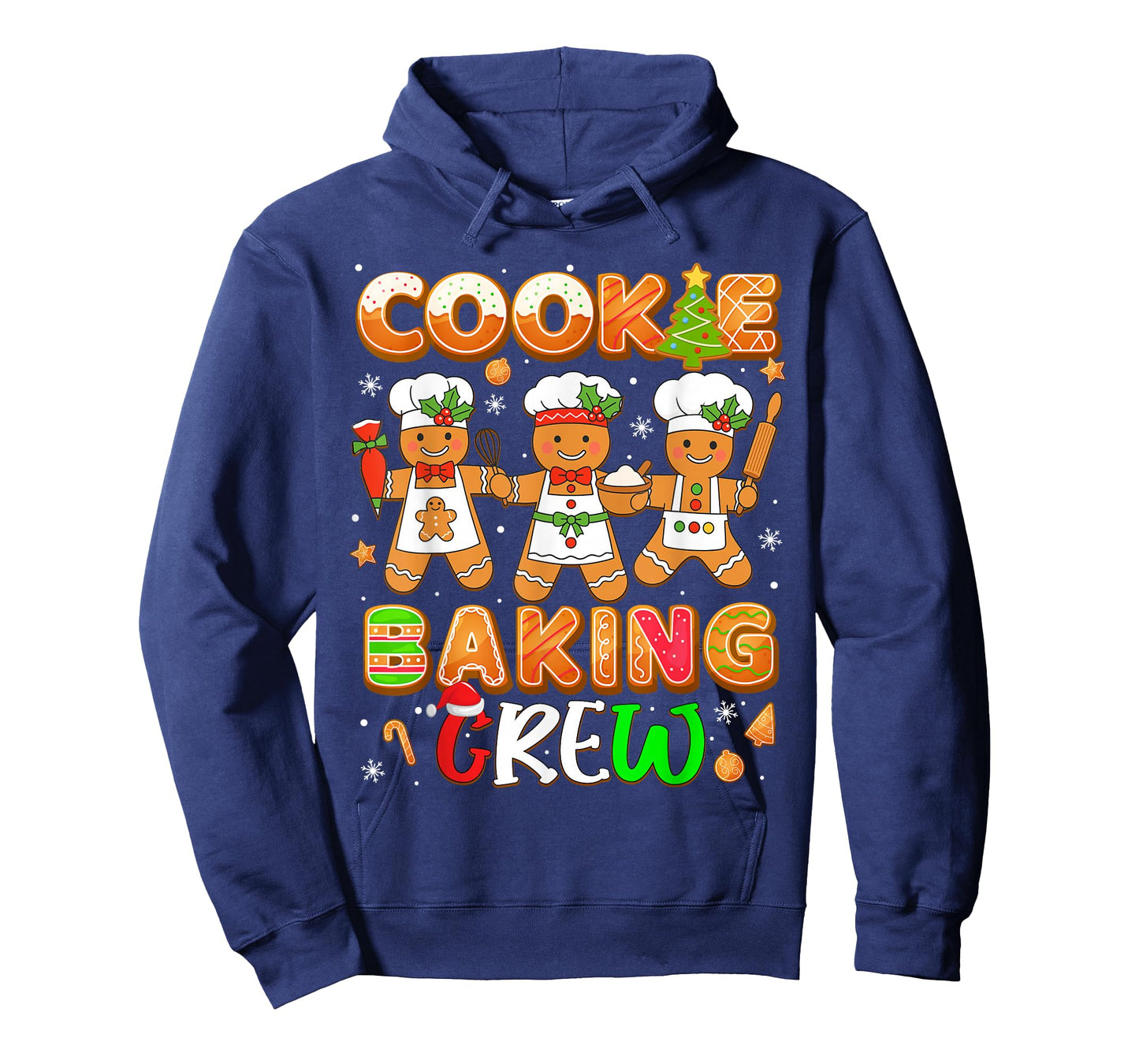 Cookie Baking Crew Funny Christmas Gingerbread Lovers T-Shirt