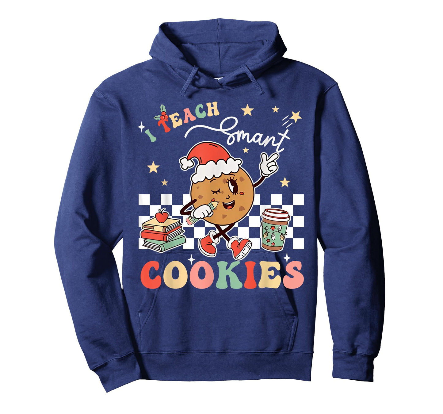 I Teach The Smart Cookies in The Batch Teacher Christmas T-Shirt