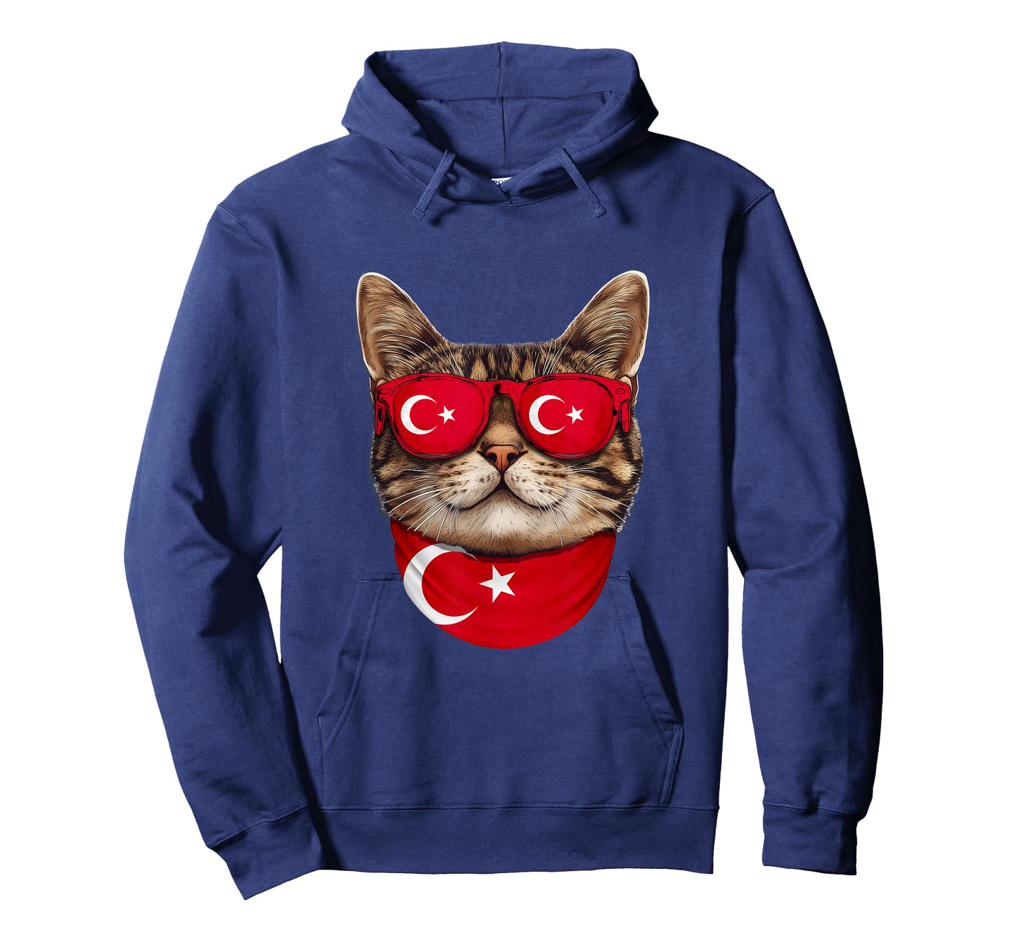 Turkish Flag American Bengal Cat Heritage Turkey T-Shirt