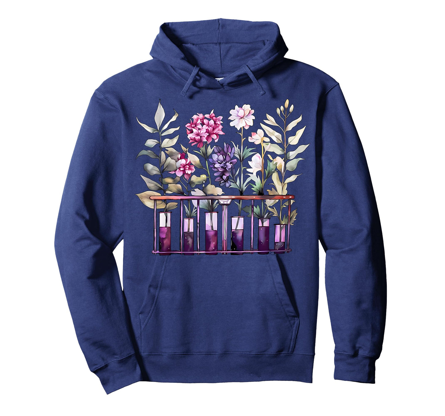 Chemistry Lab Science Flower Teacher Floral Beakers T-Shirt