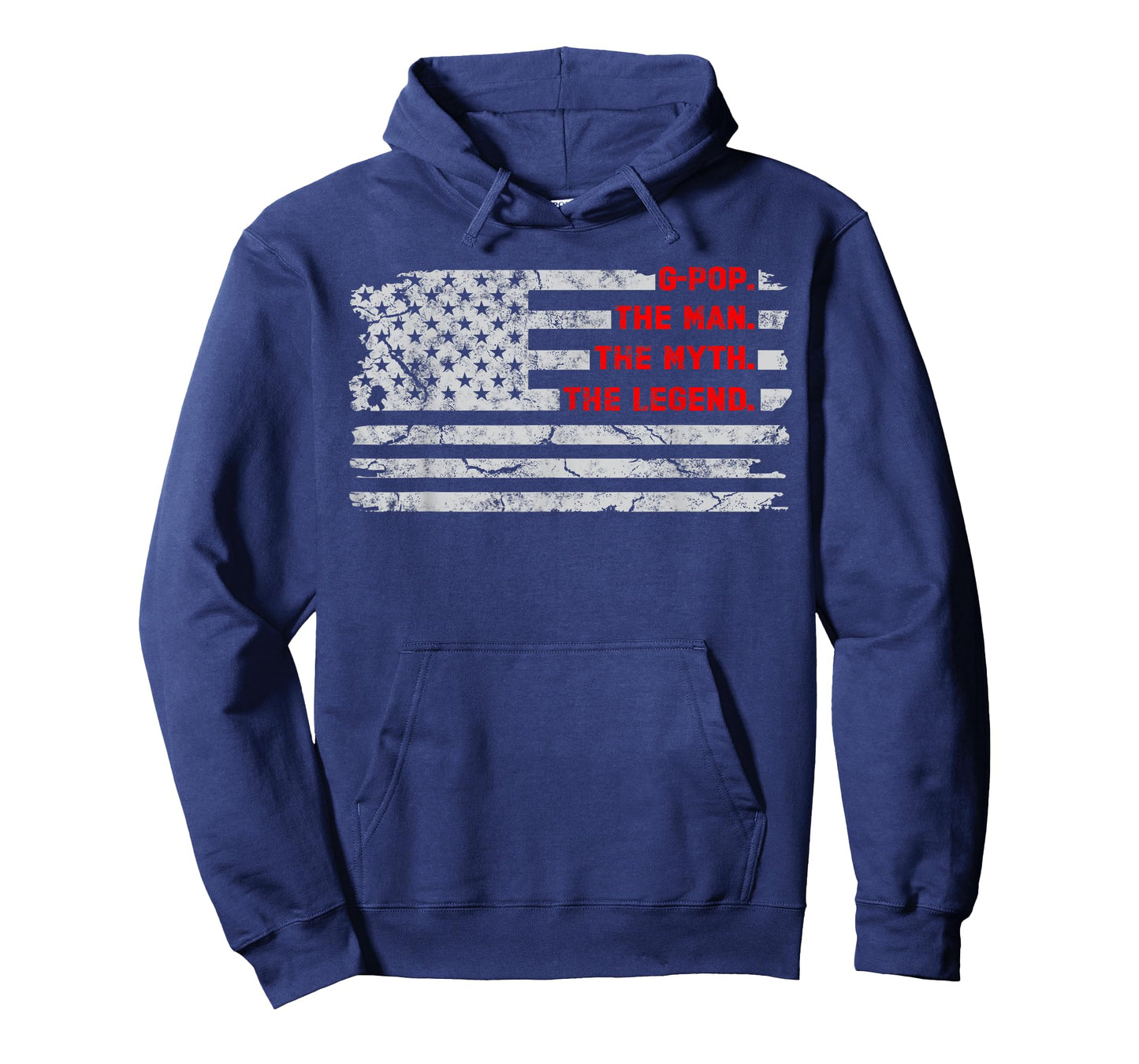 G-pop The Man Myth Legend fathers day Vintage American Flag T-Shirt