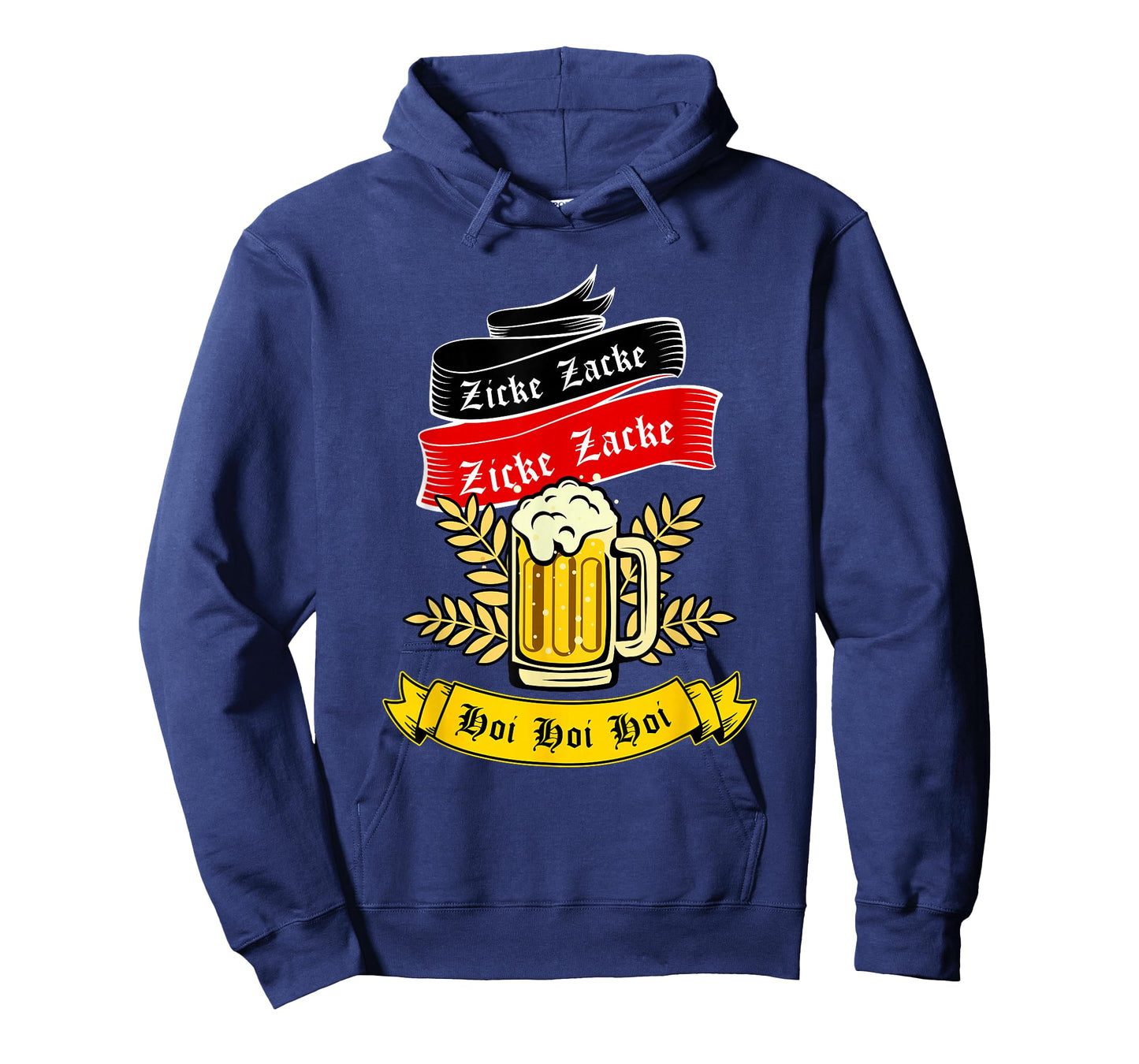 Zicke Zacke Hoi - Funny Germany Flag Oktoberfest German T-Shirt