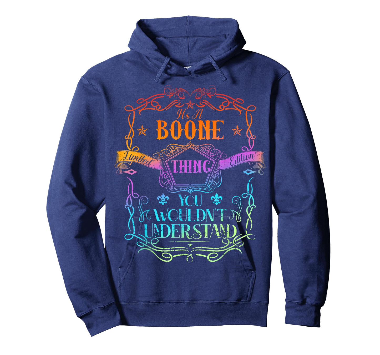 Boone Family Name I Love Boone Personalized Vintage T-Shirt
