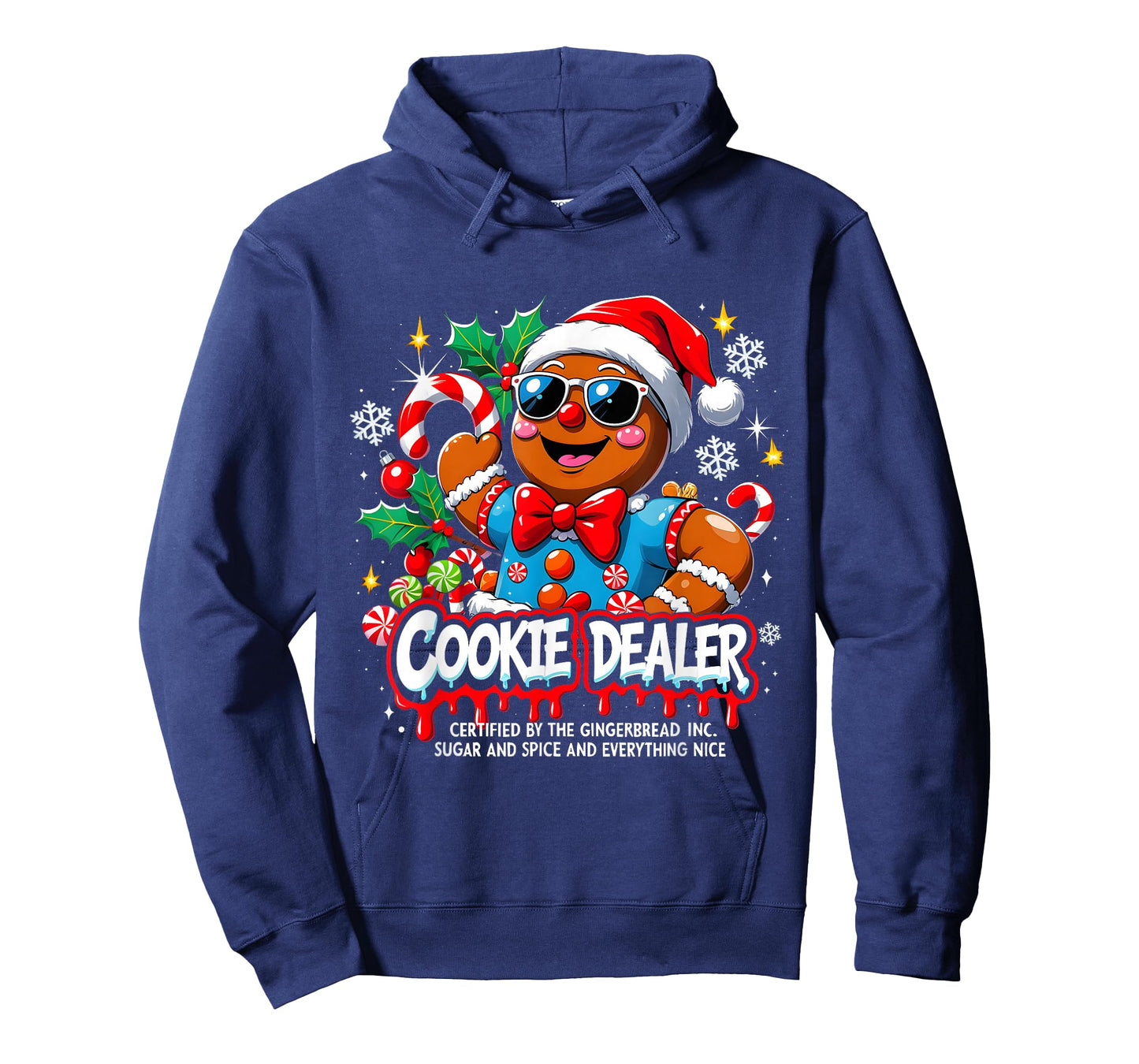 Cookie Dealer Funny Gingerbread Christmas Art T-Shirt