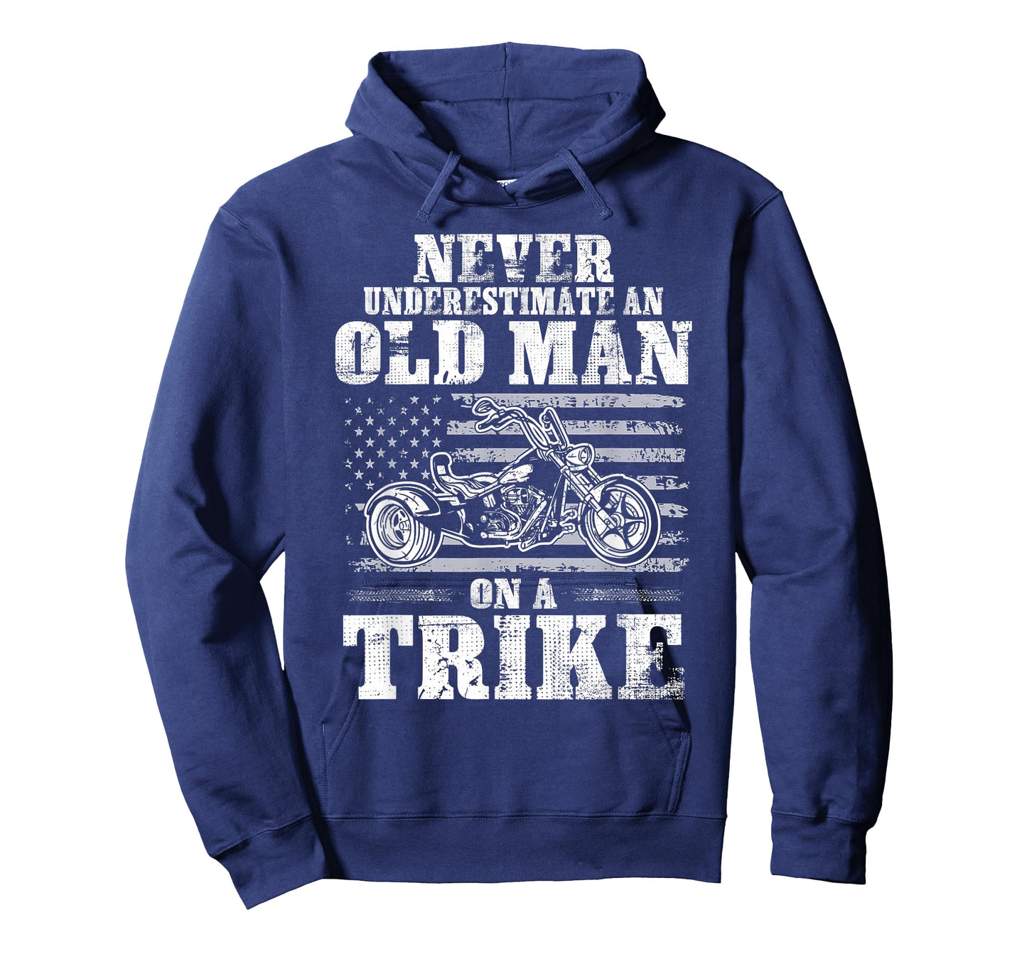 Never Underestimate An Old Man On A Trike Trike Motorcycles T-Shirt