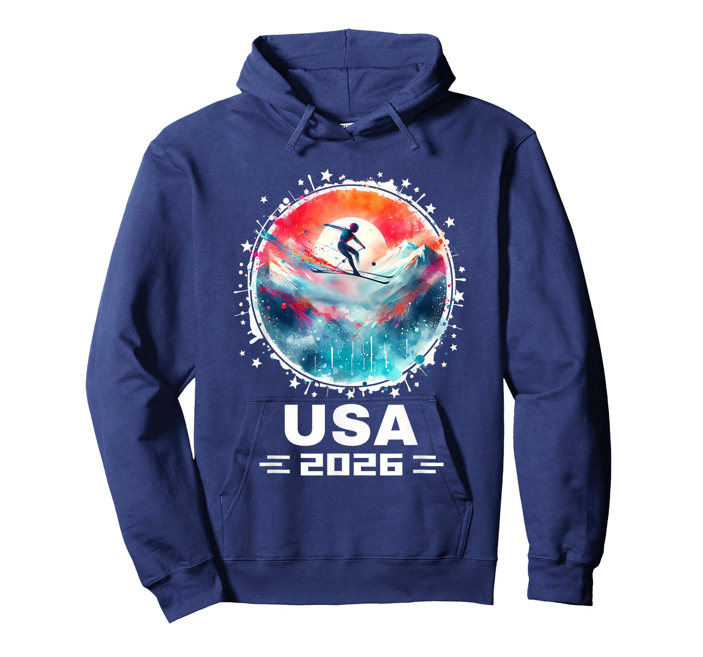 USA 2026 Go United States Winter Sports USA Team 2026 USA T-Shirt