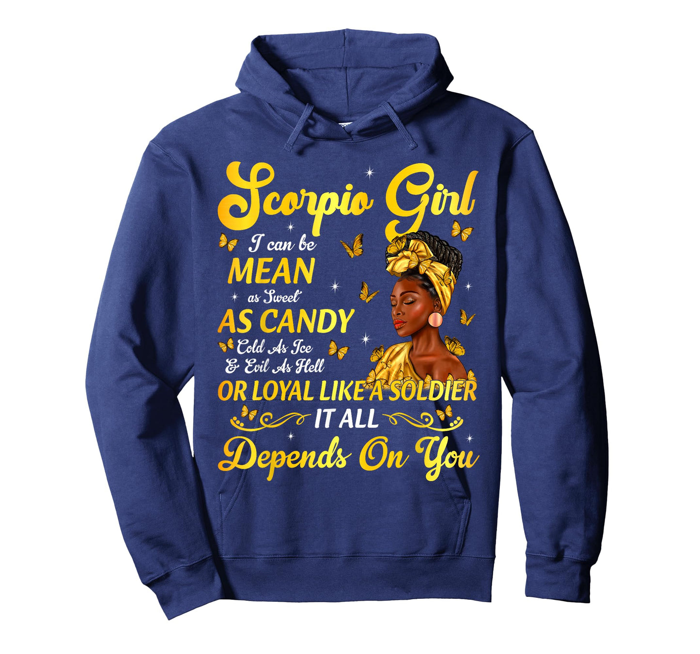 African American Birthday Black Women Scorpio Girl T-Shirt